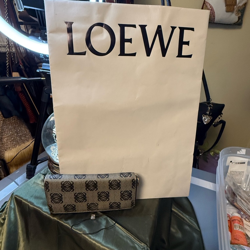 Loewe Wallet + Silver Charm + Bag Bundle - Picture 9 of 13